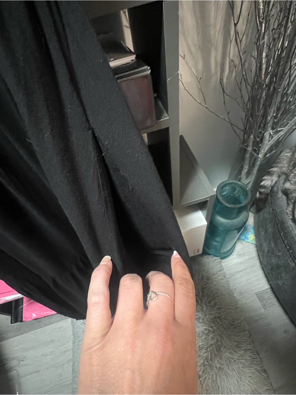 ☀️ Old Navy Black V-Neck Spaghetti Strap Maxi Dress - Picture 5 of 8